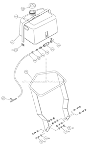 Page C Diagram and Parts List for MK-1600  MK Diamond Concrete Saw